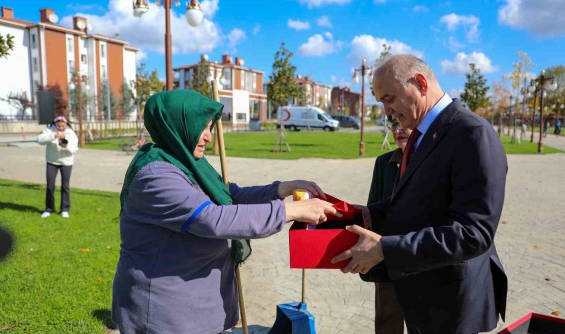 Türk bayrağını yere düşürmemek için gösterdiği duyarlılık yürekleri ısıttı Düzce Belediyesi tarafından Cumhuriyet Bayramı’na özel düzenlenen sosyal deneyde Türk