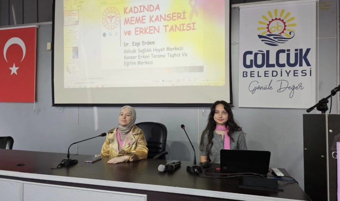 Uzmanlar panelde uyardı: “Erken tanı hayat kurtarır” Gölcük’te düzenlenen “Meme Kanseri Farkındalık Paneli”nde düzenli taramanın hayat kurtarıcı