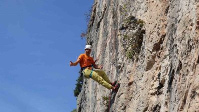 Yalova’nın yeni tırmanış noktası olan Safran Tırmanış Bahçesi doğa ve