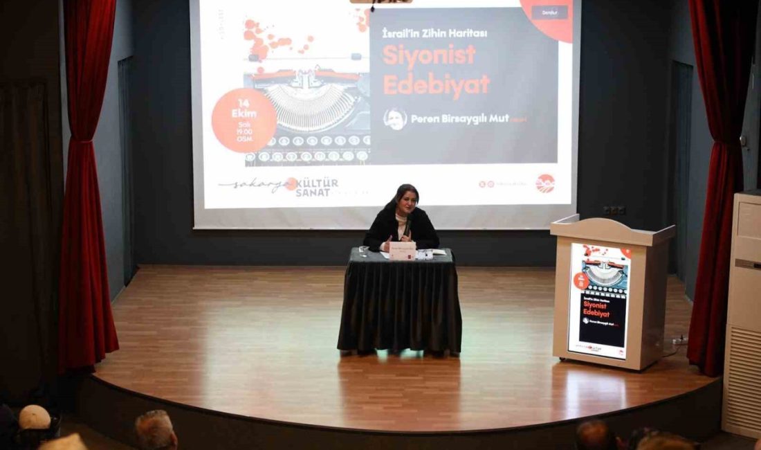 Sakarya Büyükşehir Belediyesi kültür sanat etkinlikleri çerçevesinde “İsrail’in Zihin Haritası: