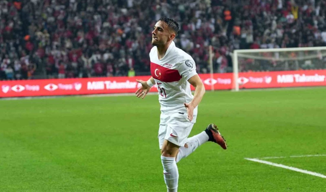 Yunus Akgün, milli formayla 3. gol sevincini yaşadı Milli futbolcu Yunus Akgün, Gürcistan müsabakasıyla A Milli Futbol Takımı’ndaki