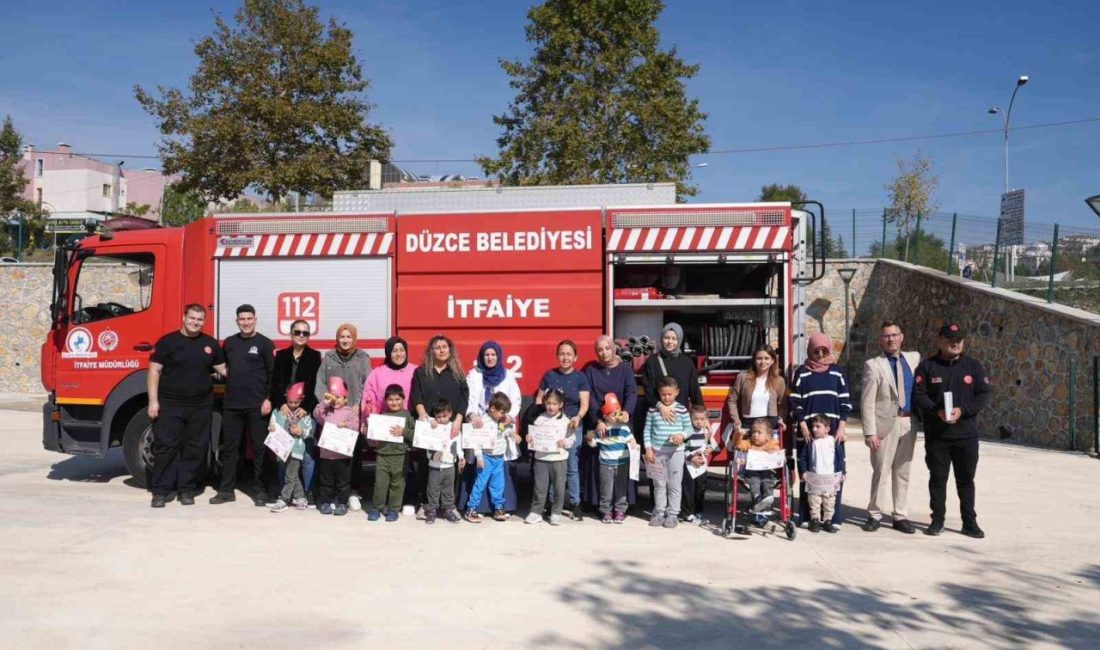 Düzce Belediyesi İtfaiye Müdürlüğü, Yangına Müdahale Eğitimleri kapsamında özel eğitim