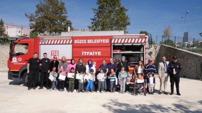 Düzce Belediyesi İtfaiye Müdürlüğü, Yangına Müdahale Eğitimleri kapsamında özel eğitim