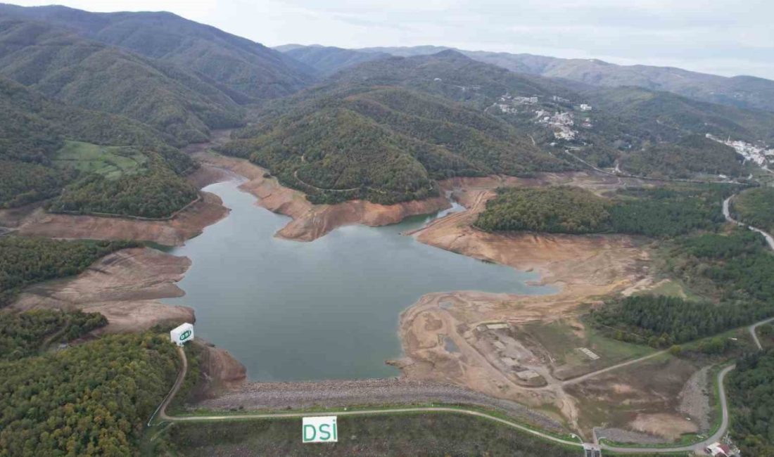 Yalova’nın içme suyu kaynağı olan Gökçe Barajı’nda doluluk oranı kritik