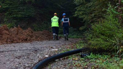 SASKİ, Yarıca Mahallesi’nde başlattığı 2 bin 800 metrelik içme suyu