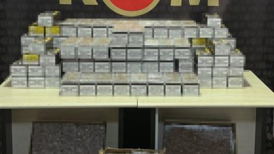 Bilecik’te düzenlenen operasyonda 30 bin adet dolu makaron ele geçildi.