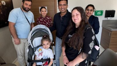 Bilecik’te SMA Tip 2 hastası Aydem Emine Dürük, Dubai’de üç