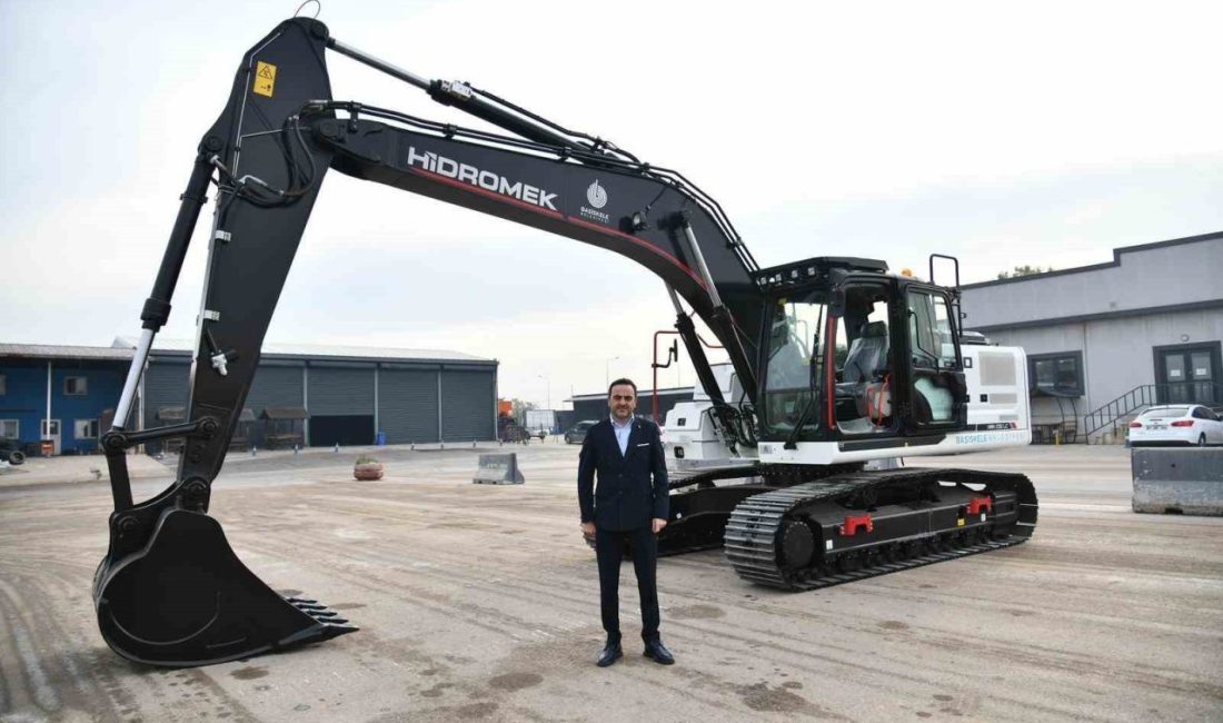 Başiskele Belediyesi, hizmet kapasitesini artırmak amacıyla yeni bir iş makinesini