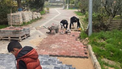 Bilecik’in Bayırköy beldesinde yapılan bakım ve onarım çalışmaları ile yol