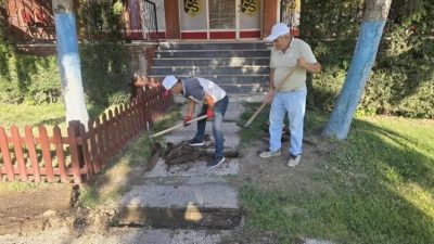 Bayırköy Belde Belediyesi, Atatürk Parkı’nda zamanla deforme olan yürüyüş yollarında