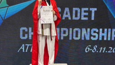 Bilecikli tekvandocu İrem İşel, Yıldızlar Taekwondo Avrupa Şampiyonası’nda Avrupa üçüncüsü