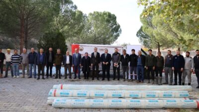 Bilecik’te 52 çiftçinin serası naylon desteği ile yenilendi. Bilecik’te 52