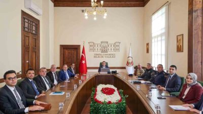 Bilecik Valisi Faik Oktay Sözer başkanlığında ‘İl asayiş ve güvenlik