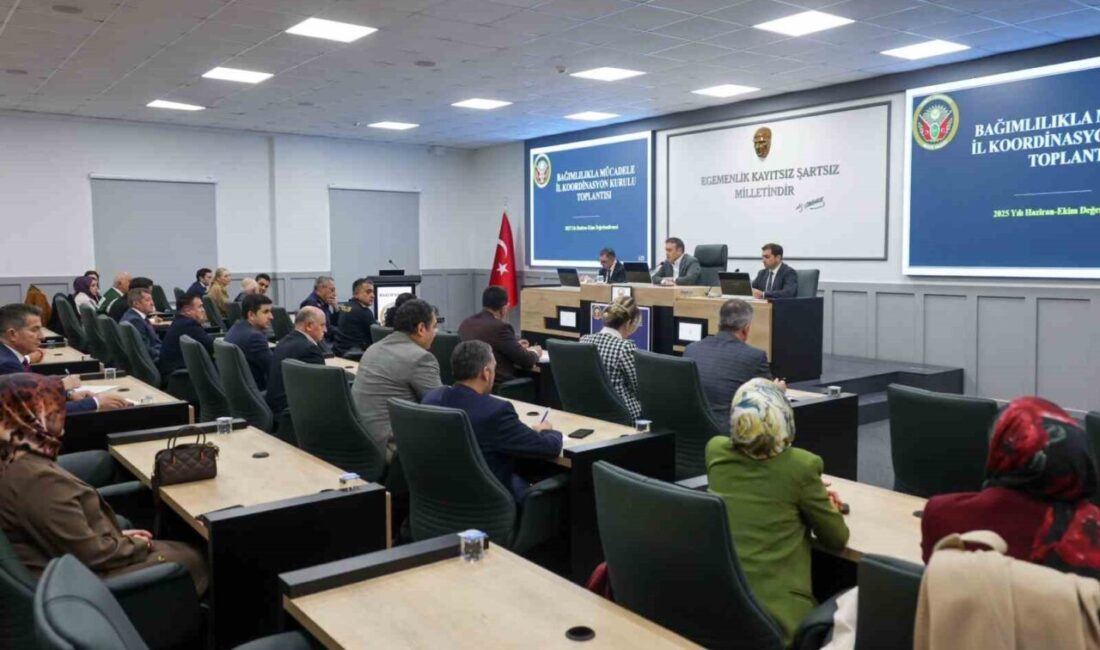 Bilecik’te Vali Faik Oktay Sözer başkanlığında bağımlılıkla mücadele çalışmaları masaya