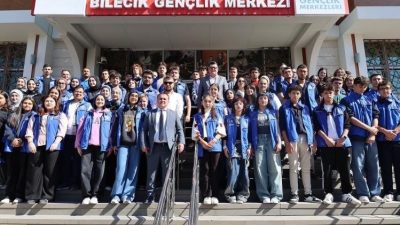 Bilecik’ten Gençlik ve Spor Bakanlığı’nın yürüttüğü “Gençler Bakanlığında” projesi kapsamında