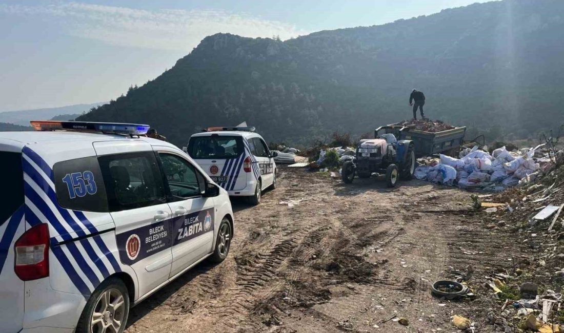 Bilecik’te inşaat atığını kaçak döken vatandaşa ceza kesildi Bilecik’te Zabıta Müdürlüğü ekipleri, belediye çöp sahasına izinsiz inşaat atığı