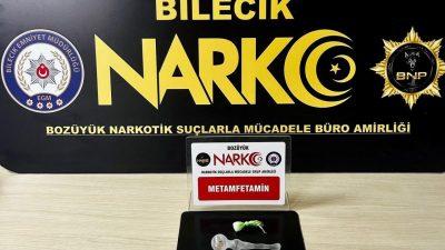 Bilecik’te Narkotik Suçlarla Mücadele Şube Müdürlüğü tarafından düzenlenen uyuşturucu operasyonunda