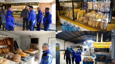 Bolu Belediyesi Zabıta Müdürlüğü ekipleri, kent genelindeki ekmek fırınlarına yönelik