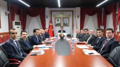 Bolu Valisi Abdulaziz Aydın başkanlığında gerçekleştirilen Mülki İdare Amirleri Değerlendirme