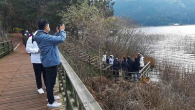 Bolu’nun gözde turizm merkezlerinden biri olan Abant Gölü Milli Parkı,