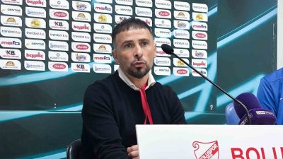 Trendyol 1. Lig’in 14. haftasında oynanan Boluspor-Amed Sportif Faaliyetler maçının