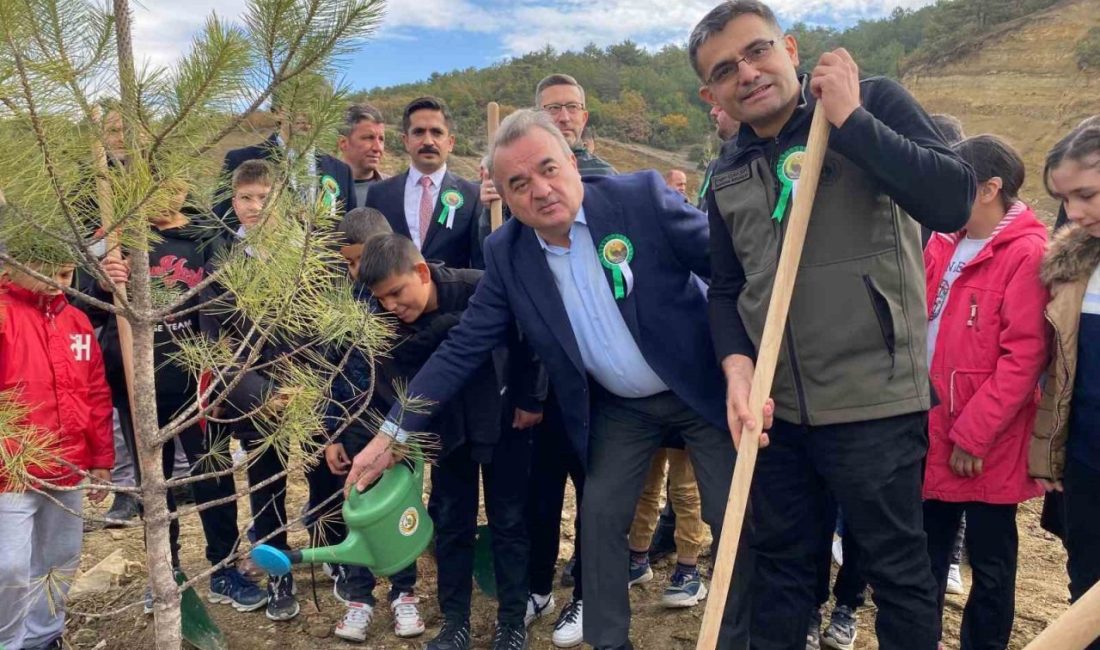 Bilecik’in Bozüyük ilçesinde yeşil vatanın yeni fertlerini toprakla buluşturmak üzere