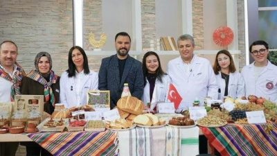 Bilecik Şeyh Edebali Üniversitesi (BŞEÜ) Gıda Teknolojisi öğrencileri bir televizyon