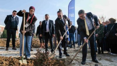 Bilecik Şeyh Edebali Üniversitesi (BŞEÜ) kampüsüne, “ÜNİDES-Kampüs peyzajına dokunuyorum” projesi