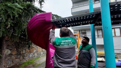 Çayırova’daki Yeşil Vadi içerisinde bulunan park alanı ve Akse Köy