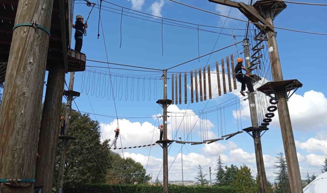 Sakarya Büyükşehir Belediyesi, Yenikent Şehir Ormanı’nın kalbinde bulunan Macera Park’ta