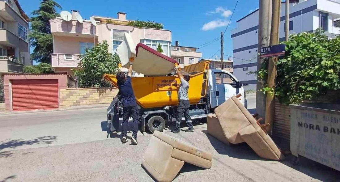 Darıca ilçesinde sıfır atık hedefi doğrultusunda moloz ve hacimli atıkların