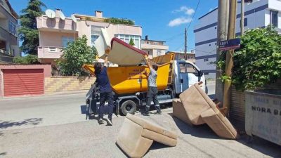 Darıca ilçesinde sıfır atık hedefi doğrultusunda moloz ve hacimli atıkların
