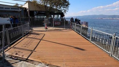 Kocaeli’de vatandaşların sahile güvenli, konforlu ve estetik bir şekilde ulaşımını