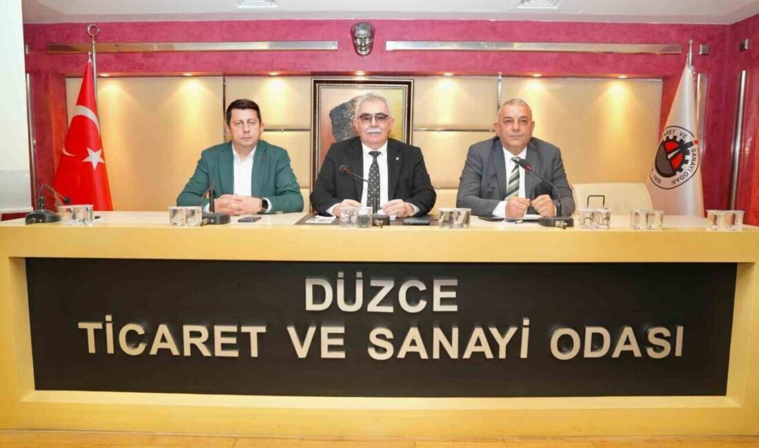 Düzce Ticaret ve Sanayi Odası (DTSO) olağan meclis toplantısı Meclis
