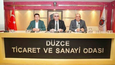 Düzce Ticaret ve Sanayi Odası (DTSO) olağan meclis toplantısı Meclis