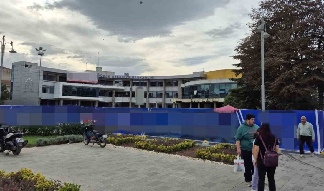 Düzce Belediyesi tarafından kısa süre önce Cedidiye Meydan Projesi kapsamında