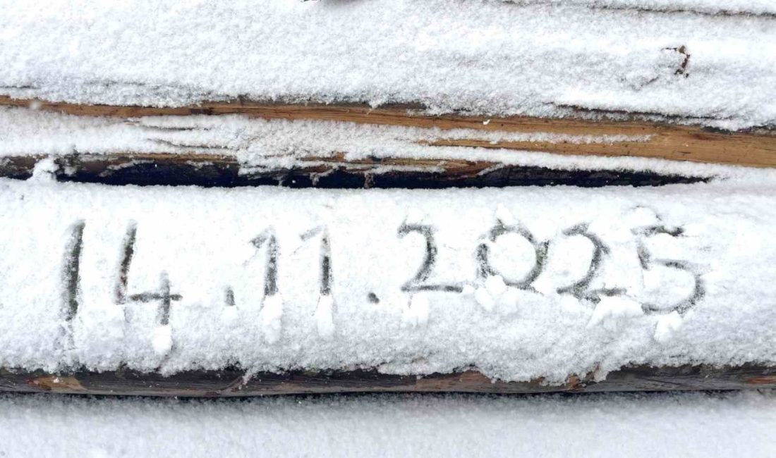 Ilgaz Dağı beyaza büründü Kastamonu ile Çankırı sınırında bulunan ve kış turizminin önemli merkezlerinden