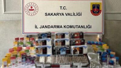 Sakarya’nın Serdivan, Sapanca ve Erenler ilçelerinde jandarma ekiplerince yapılan kaçakçılık