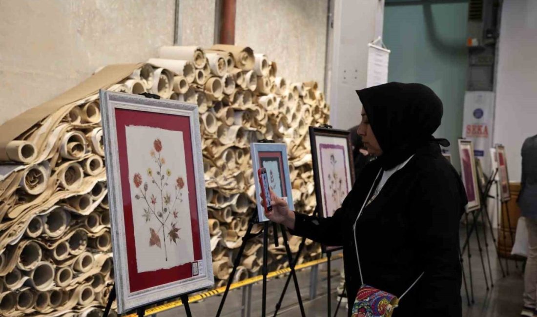 Kağıtta açan çiçekler sergisi açıldı Kocaeli Büyükşehir Belediyesi bünyesinde hizmet veren SEKA Kağıt Müzesi, kuruluşunun