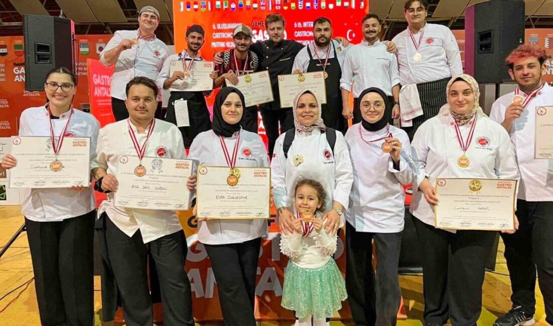 Kastamonu Üniversitesi öğrencileri, GastroAntalya’dan madalyalarla döndü Kastamonu Üniversitesi Turizm Fakültesi Gastronomi ve Mutfak Sanatları Bölümü ile