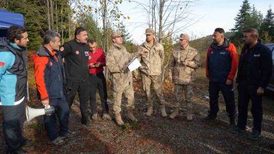 Kastamonu’nun Bozkurt ilçesinde kaybolan anne ile 5 yaşındaki oğlunu arama