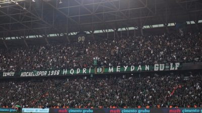 Süper Lig’de Kocaelispor’un ev sahipliği yaptığı ve lider Galatasaray’ı 1-0