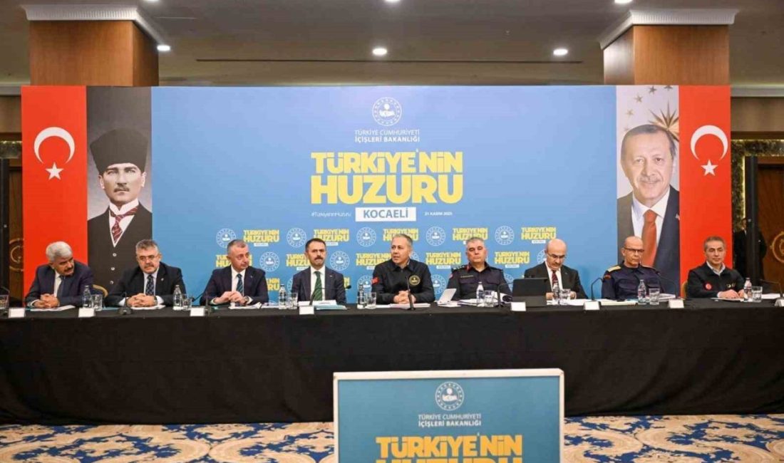 Kocaeli’nin yıllık asayiş raporunu açıklayan İçişleri Bakanı Ali Yerlikaya, kişilere