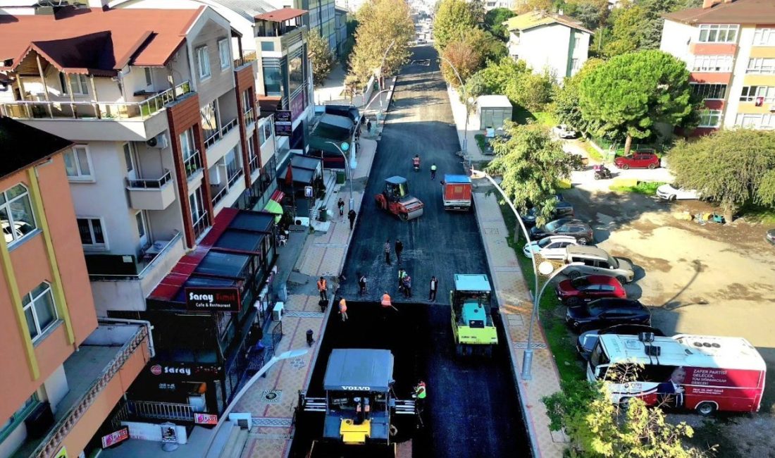 Körfez Belediyesi, İSU tarafından altyapısı yenilenen Mimar Sinan Mahallesi’nde Kocaeli