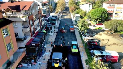 Körfez Belediyesi, İSU tarafından altyapısı yenilenen Mimar Sinan Mahallesi’nde Kocaeli