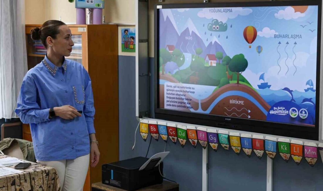 Miniklerle suyun geleceği için farkındalık buluşması SASKİ, Büyükesence ve Sarıcalar İlkokulu’nda düzenlediği eğitimlerle çocukları suyun korunmasına