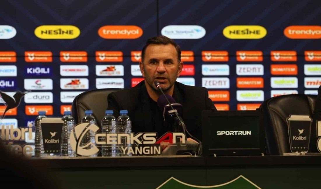 Galatasaray Teknik Direktörü Okan Buruk, Kocaelispor mağlubiyetinin ardından, takım olarak