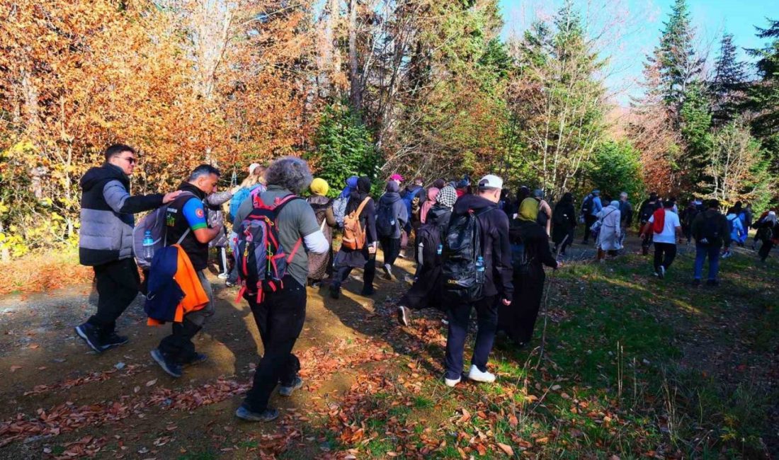 Pamukova’da sonbaharın renkleriyle 14 kilometrelik yürüyüş Sakarya Büyükşehir Belediyesi tarafından düzenlenen Sonbahar Doğa Yürüyüşleri, Pamukova’da yer