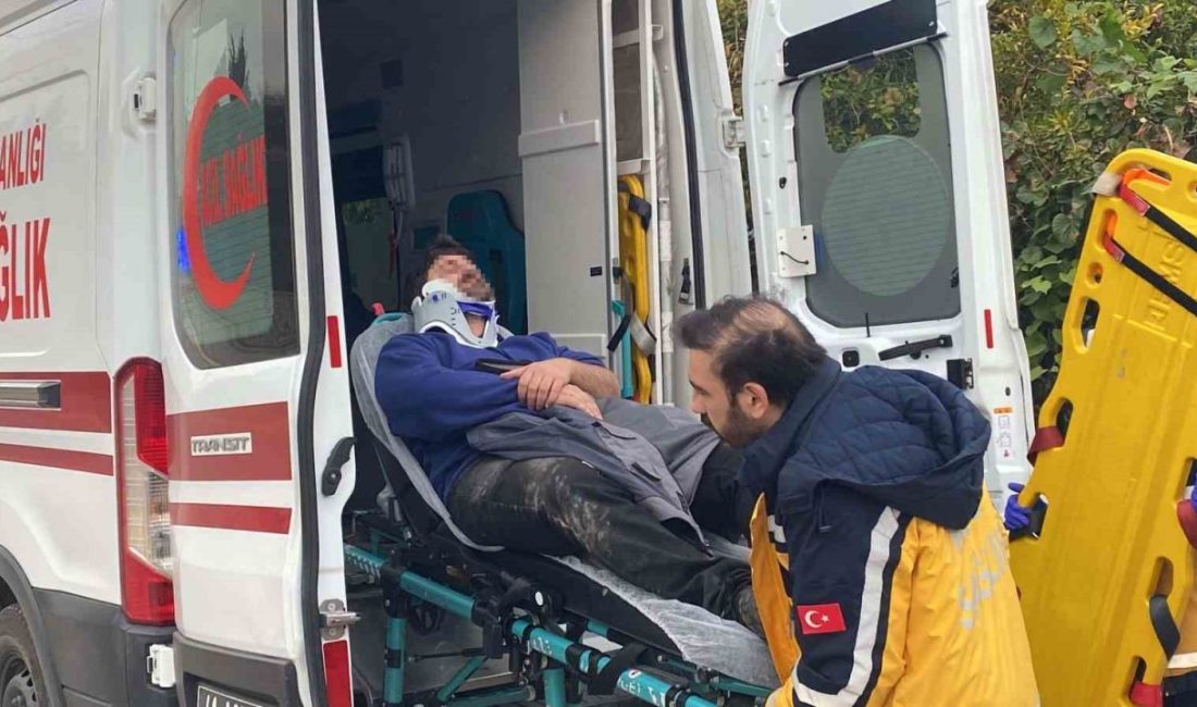 Kocaeli’nin Körfez ilçesinde panelvan ile çarpışan motosikletli yere savrularak yaralandı.