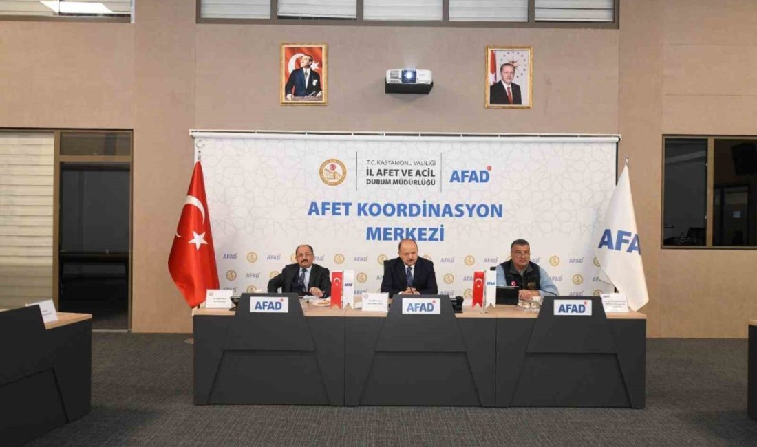 Kastamonu’da İl Afet Risk Azaltma Planı (İRAP) toplantısı düzenlendi. AFAD